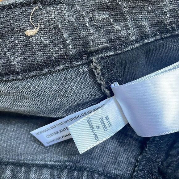 Madewell The Perfect Vintage Straight Jeans Size 24 lunar wash black NWOT - Picture 10 of 15